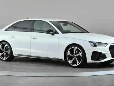 Used Audi A4 Black Edition 150 HP (110 kW) 2022 White Sedan