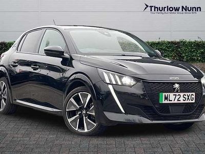 Used Peugeot e-208 Premium 100 kW (136 HP) 2022 Black Hatchback
