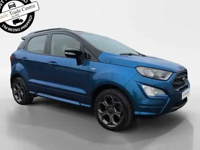 Used Ford Ecosport ST-Line 125 HP (91 kW) 2018 Blue SUV