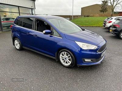 Used Ford Grand C-Max Zetec 120 HP (88 kW) 2016 Blue MPV