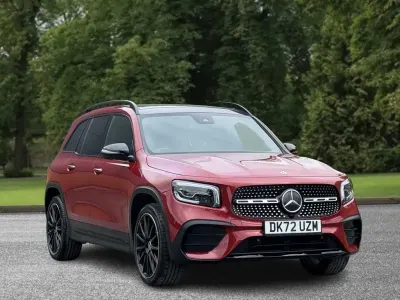 Used Mercedes GLB200 AMG line 163 HP (119 kW) 2022 Red SUV
