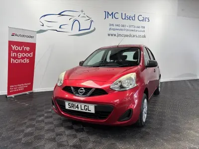 Second-hand Nissan Micra Visia 80 CP (58 kW) 2014 Roșu Hatchback