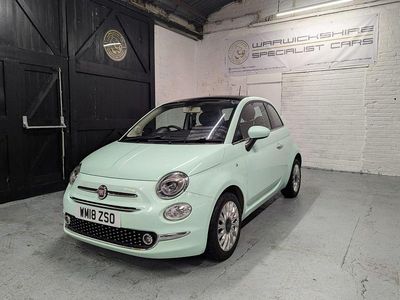 Used Fiat 500 Lounge 69 HP (50 kW) 2018 Green Hatchback