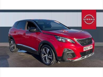 Red Used 2017 Peugeot 3008 GT-line SUV | £9,929 (Fair price)