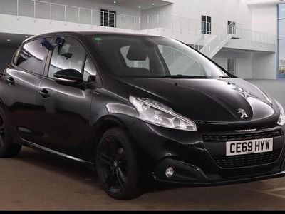 Used Peugeot 208 GT-line 110 HP (80 kW) 2019 Black Hatchback
