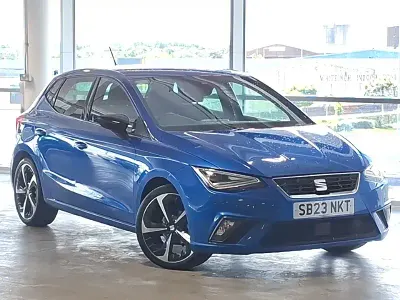 Used Seat Ibiza FR Sport 80 HP (58 kW) 2023 Blue Hatchback