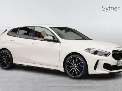 Used BMW M135 M Sport 302 HP (222 kW) 2021 White Hatchback