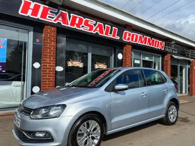 Used VW Polo SE 75 HP (55 kW) 2014 Silver Hatchback