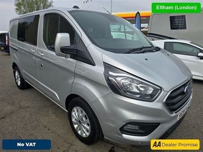 used Ford 300 Transit Custom 2.0LIMITED DCIV ECOBLUE 168 BHP 6 SEATER IN SILVER WITH 55,762 MILES A