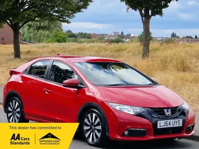 Used Honda Civic SE Plus 2014 Red Hatchback