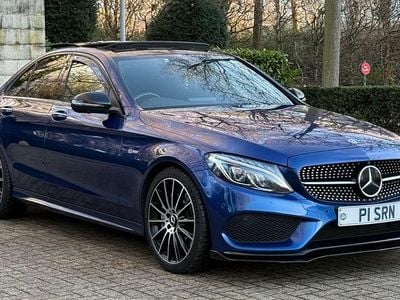 Blue Used 2017 Mercedes C43 AMG Premium Plus Sedan | £17,890 (Fair price)