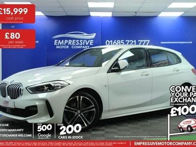 Used BMW 116 M Sport 116 HP (85 kW) 2020 White Hatchback