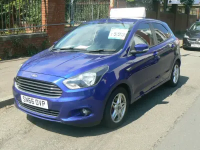 Used Ford Ka Plus Zetec 85 HP (62 kW) 2016 Blue Hatchback