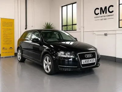 Used Audi A3 Sportback Comfort 102 HP (75 kW) 2010 Black Hatchback