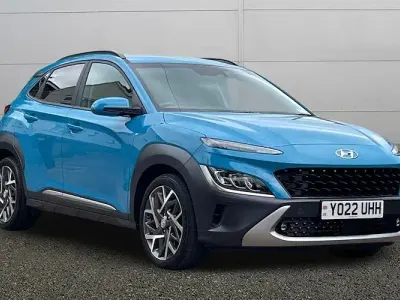 Begagnad Hyundai Kona Ultimate 141 HK (103 kW) 2022 Blå SUV