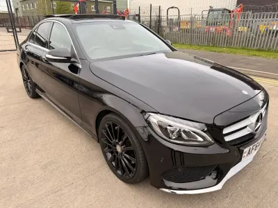 Usado Mercedes C250 AMG Line Premium Plus 2014 Preto Sedan