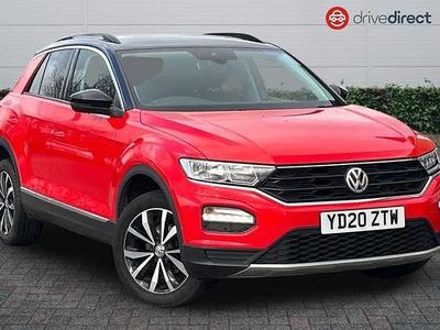 Used VW T-Roc Design 150 HP (110 kW) 2020 Red SUV