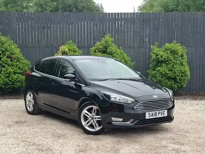 Used Ford Focus Titanium 120 HP (88 kW) 2018 Black Hatchback
