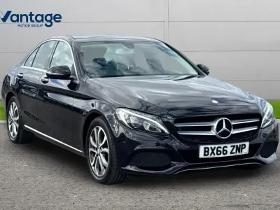 Używany Mercedes C220 Premium 168 KM (123 kW) 2016 Czarny Sedan/Limuzyna