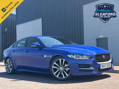Used Jaguar XE R-Sport 180 HP (132 kW) 2017 Blue Sedan