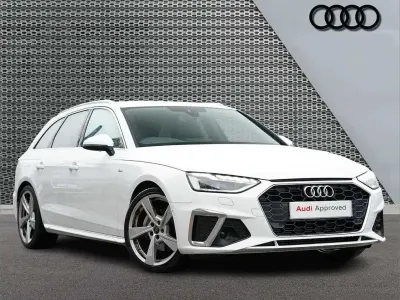 Used Audi A4 S-Line 200 HP (147 kW) 2024 White Estate
