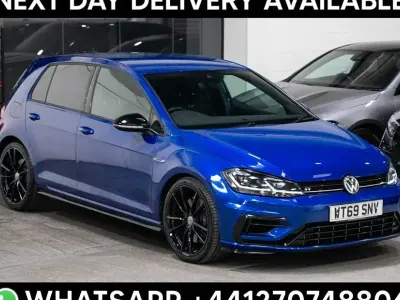 Used VW Golf VII R 300 HP (220 kW) 2019 Blue Hatchback