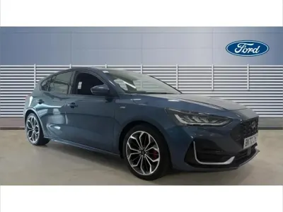 Used Ford Focus ST-Line 125 HP (91 kW) 2022 Blue Hatchback