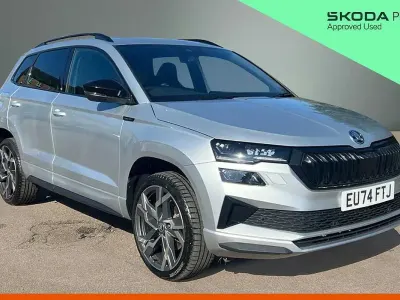Używany Skoda Karoq SportLine 150 KM (110 kW) 2024 Srebrny SUV