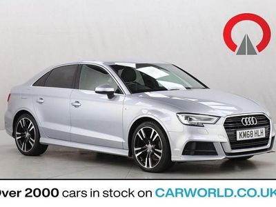 Used Audi A3 S-Line 150 HP (110 kW) 2018 Silver Sedan