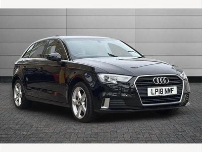 Used Audi A3 Sport 150 HP (110 kW) 2018 Brilliant black Sedan