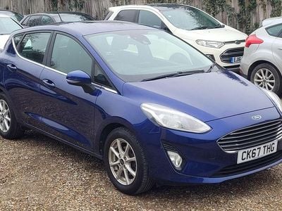 Used Ford Fiesta Zetec 2017 Blue Hatchback