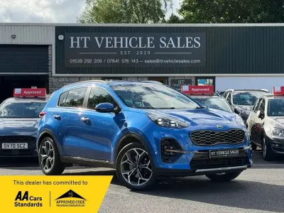 Used Kia Sportage GT-Line 174 HP (127 kW) 2020 Blue SUV