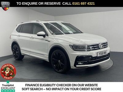 White Used 2018 VW Tiguan Allspace R-line SUV | £24,970 (Fair price)