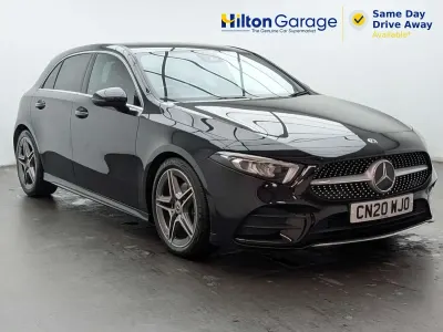 Used Mercedes A200 AMG line 163 HP (119 kW) 2020 Black Hatchback