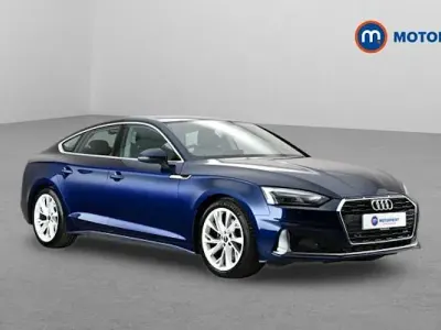 Used Audi A5 Sportback Sport 150 HP (110 kW) 2024 Blue Hatchback
