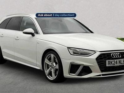 Used Audi A4 S-Line 200 HP (147 kW) 2024 White Estate