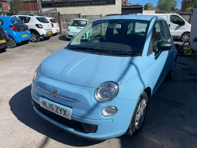 Używany Fiat 500 Pop 69 KM (50 kW) 2015 Niebieski Hatchback