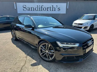 Used Audi A6 Black Edition 272 HP (200 kW) 2016 Black Estate
