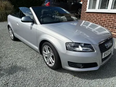 Used Audi A3 Cabriolet Sport 102 HP (75 kW) 2009 Silver Cabriolet