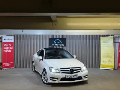 Used Mercedes C220 AMG 2011 White Coupe
