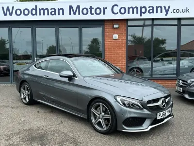 Used Mercedes C220 AMG Line Premium 2016 Grey Coupe