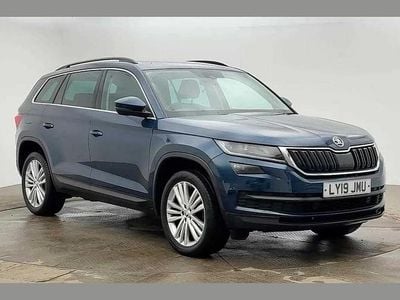 Used Skoda Kodiaq SE L 150 HP (110 kW) 2019 Lava blue metallic SUV