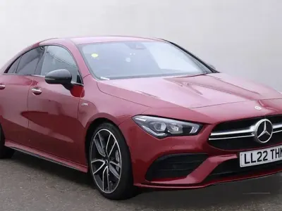 Used Mercedes CLA35 AMG Premium 306 HP (225 kW) 2022 Red Coupe