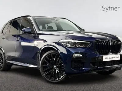 Used BMW X5 M Sport 265 HP (194 kW) 2020 Blue SUV
