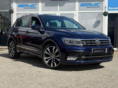 Used VW Tiguan R-line 150 HP (110 kW) 2016 Blue SUV
