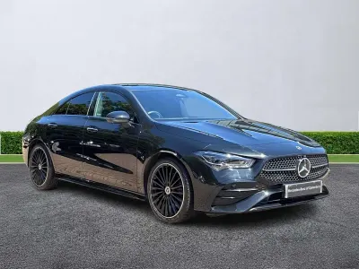 Used Mercedes CLA200 AMG Line Premium Plus 163 HP (119 kW) 2025 Black Coupe