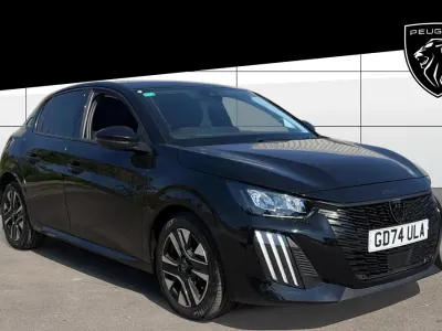 Used Peugeot 208 Allure 101 HP (74 kW) 2025 Black Hatchback