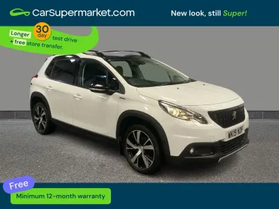 Begagnad Peugeot 2008 GT-line 2019 Vit SUV