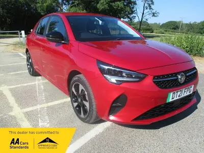 Used Vauxhall Corsa-e 100 kW (136 HP) 2021 Red Hatchback