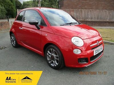 Red Used 2015 Fiat 500 S Hatchback | £3,795 (Good price)